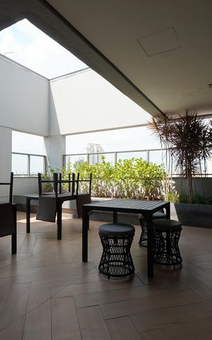Studio para alugar com 28m², 1 quarto e sem vagaChurrasqueira
