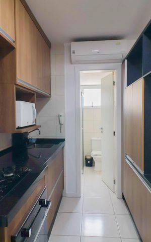 Studio para alugar com 32m², 1 quarto e sem vaga Studio para alugar com 32m², 1 quarto e sem vagaCozinha