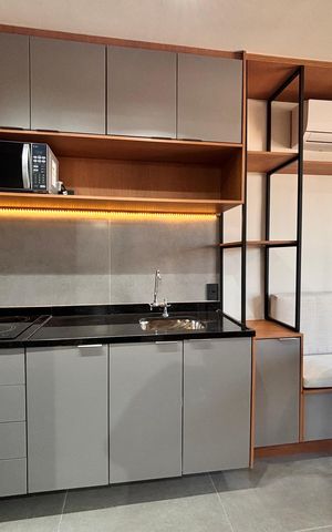 Studio para alugar com 25m², 1 quarto e sem vaga Studio para alugar com 25m², 1 quarto e sem vagaStudio