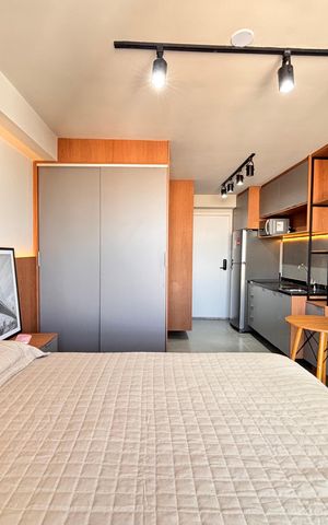 Studio para alugar com 25m², 1 quarto e sem vaga Studio para alugar com 25m², 1 quarto e sem vagaStudio
