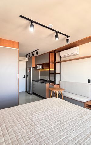 Studio para alugar com 25m², 1 quarto e sem vaga Studio para alugar com 25m², 1 quarto e sem vagaStudio