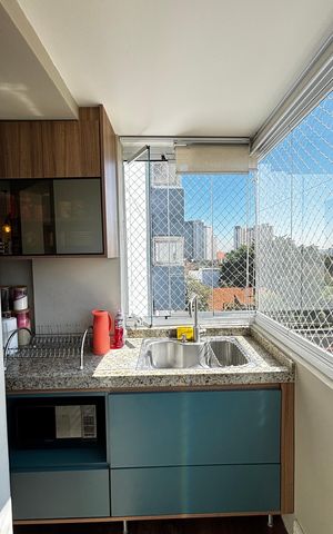 Apartamento à venda com 63m², 2 quartos e 2 vagas Apartamento à venda com 63m², 2 quartos e 2 vagasCozinha