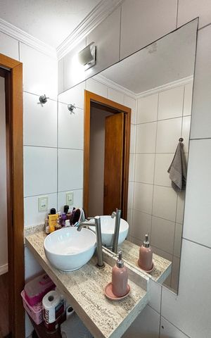 Apartamento à venda com 63m², 2 quartos e 2 vagas Apartamento à venda com 63m², 2 quartos e 2 vagasBanheiro da Suíte