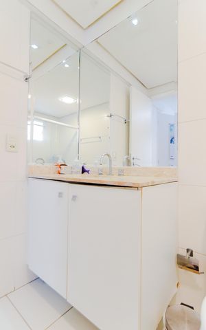 Apartamento à venda com 92m², 2 quartos e 2 vagasBanheiro do Quarto 2
