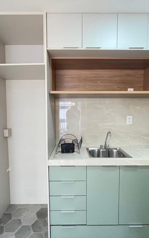 Apartamento para alugar com 31m², 1 quarto e sem vagaCozinha e área de serviço