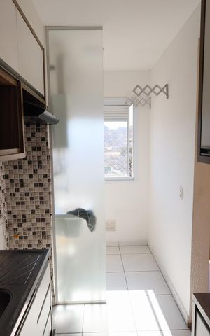 Apartamento à venda com 50m², 2 quartos e 1 vagaCozinha e Área de Serviço