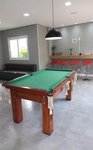 Apartamento à venda com 50m², 2 quartos e 1 vagaÁrea comum - Sala de jogos