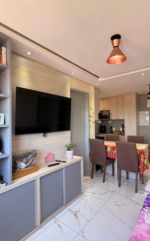 Apartamento à venda com 47m², 2 quartos e 1 vaga Apartamento à venda com 47m², 2 quartos e 1 vagaSala