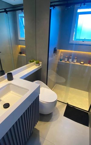 Apartamento à venda com 67m², 2 quartos e 1 vaga Apartamento à venda com 67m², 2 quartos e 1 vagaBanheiro