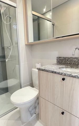 Apartamento para alugar com 28m², 1 quarto e sem vagaBanheiro