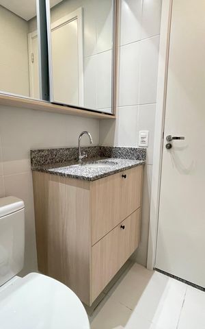 Apartamento para alugar com 28m², 1 quarto e sem vagaBanheiro