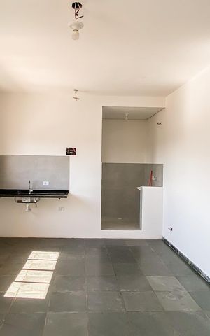 Studio para alugar com 39m², 1 quarto e sem vaga Studio para alugar com 39m², 1 quarto e sem vagaSala/cozinha