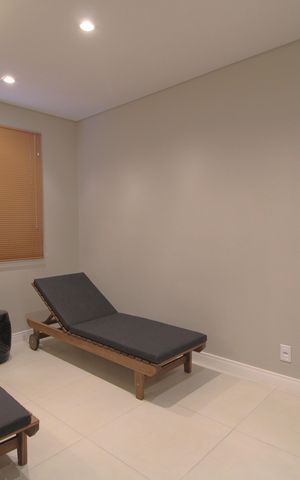 Apartamento à venda com 39m², 2 quartos e 1 vagaSala de descanso da sauna