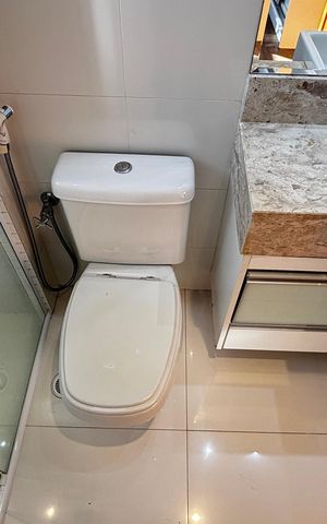 Apartamento para alugar com 150m², 3 quartos e 3 vagasBanheiro da Suíte 2