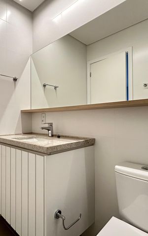 Apartamento para alugar com 76m², 1 quarto e 1 vagaBanheiro suíte 