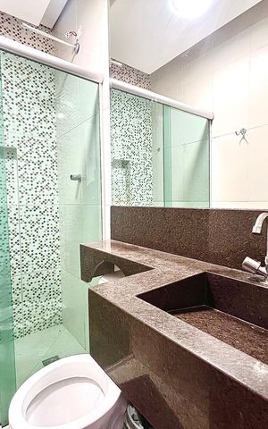 Casa à venda com 64m², 2 quartos e 1 vaga Casa à venda com 64m², 2 quartos e 1 vagaBanheiro Social