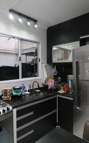 Casa de condomínio à venda com 82m², 2 quartos e 1 vagaCozinha