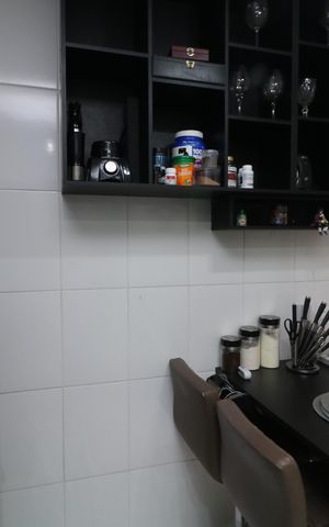 Casa de condomínio à venda com 82m², 2 quartos e 1 vagaCozinha