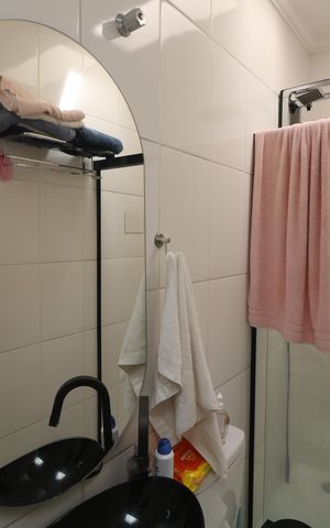 Casa de condomínio à venda com 82m², 2 quartos e 1 vagaBanheiro da Suíte