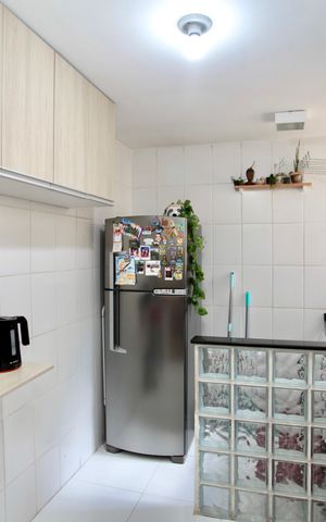 Apartamento à venda com 50m², 2 quartos e 1 vaga Apartamento à venda com 50m², 2 quartos e 1 vagaCozinha e Área de Serviço