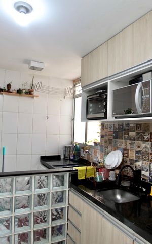 Apartamento à venda com 50m², 2 quartos e 1 vaga Apartamento à venda com 50m², 2 quartos e 1 vagaCozinha e Área de Serviço