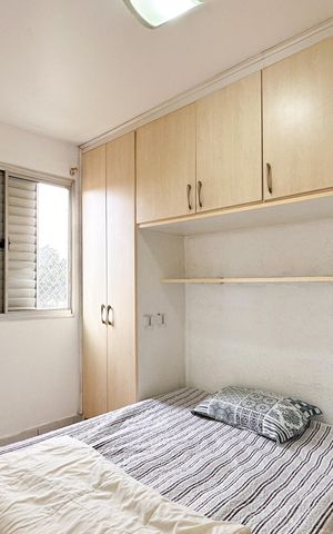 Apartamento para alugar com 49m², 2 quartos e 1 vagaQuarto 1