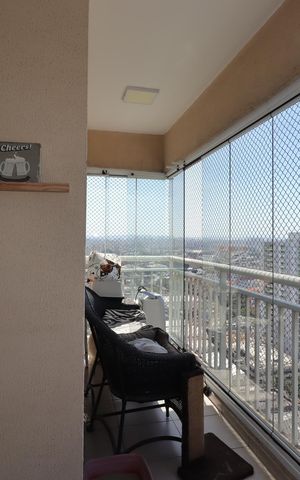 Apartamento à venda com 77m², 3 quartos e 2 vagasVaranda Gourmet