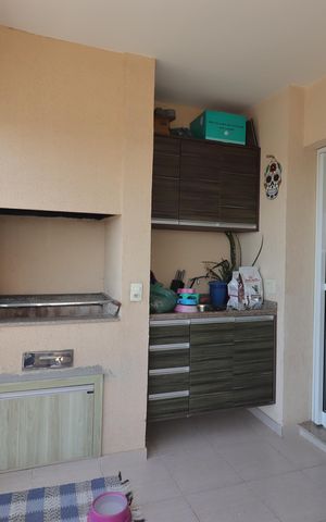 Apartamento à venda com 77m², 3 quartos e 2 vagasVaranda Gourmet