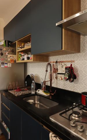 Apartamento à venda com 77m², 3 quartos e 2 vagasCozinha
