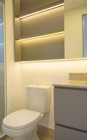 Studio para alugar com 43m², 1 quarto e 1 vagaBanheiro