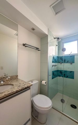 Apartamento para alugar com 122m², 3 quartos e 2 vagas Apartamento para alugar com 122m², 3 quartos e 2 vagasBanheiro da Suíte 2