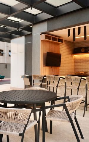 Apartamento para alugar com 85m², 3 quartos e 2 vagas Apartamento para alugar com 85m², 3 quartos e 2 vagasÁrea comum - Churrasqueira