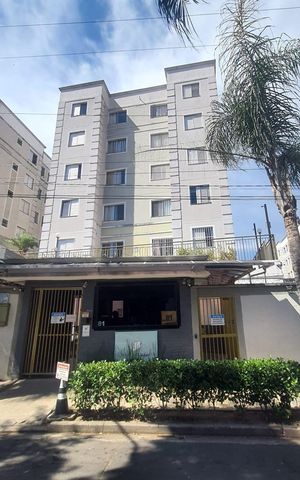 Apartamento à venda com 45m², 2 quartos e 1 vaga Apartamento à venda com 45m², 2 quartos e 1 vagaFachada