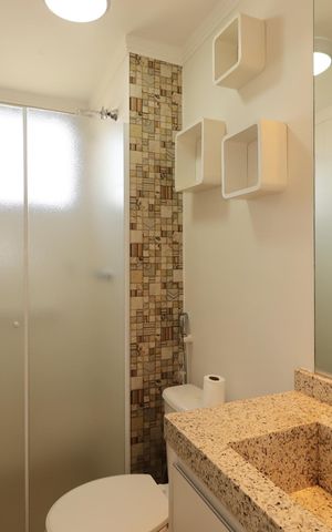 Apartamento à venda com 72m², 2 quartos e 2 vagasBanheiro Social