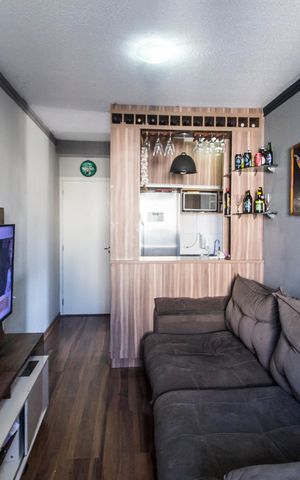 Apartamento à venda com 46m², 2 quartos e 1 vaga Apartamento à venda com 46m², 2 quartos e 1 vagaSala