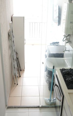 Apartamento para alugar com 60m², 2 quartos e 1 vagaSala/Cozinha