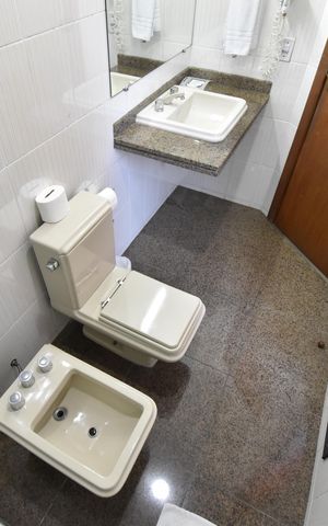 Apartamento para alugar com 36m², 1 quarto e 1 vagaBanheiro do Studio
