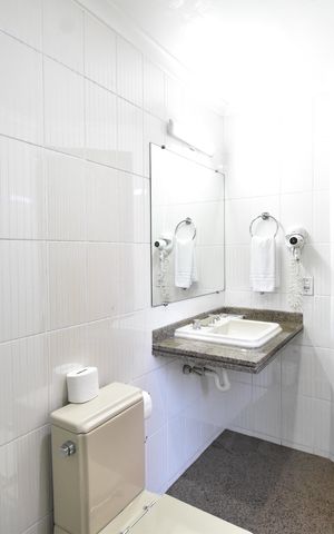 Apartamento para alugar com 36m², 1 quarto e 1 vagaBanheiro do Studio