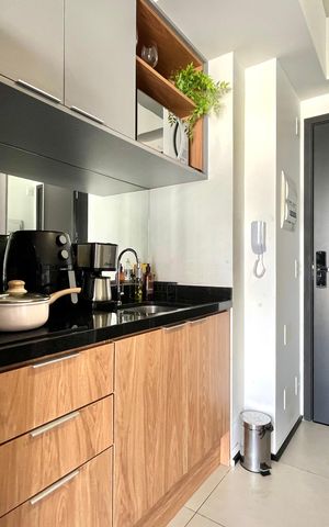 Studio para alugar com 22m², 1 quarto e sem vaga Studio para alugar com 22m², 1 quarto e sem vagaCozinha
