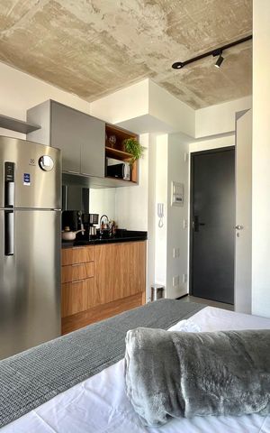 Studio para alugar com 22m², 1 quarto e sem vaga Studio para alugar com 22m², 1 quarto e sem vagaSala/Quarto
