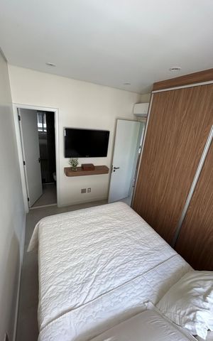 Apartamento à venda com 60m², 1 quarto e 2 vagas Apartamento à venda com 60m², 1 quarto e 2 vagasQuarto