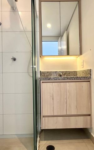 Studio à venda com 24m², 1 quarto e sem vaga Studio à venda com 24m², 1 quarto e sem vagaBanheiro