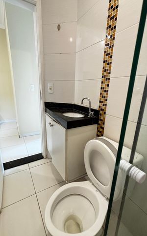 Apartamento à venda com 48m², 2 quartos e 1 vaga Apartamento à venda com 48m², 2 quartos e 1 vagaBanheiro