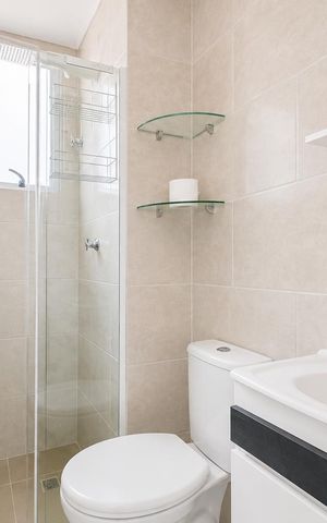 Apartamento para alugar com 40m², 2 quartos e 1 vaga Apartamento para alugar com 40m², 2 quartos e 1 vagaBanheiro