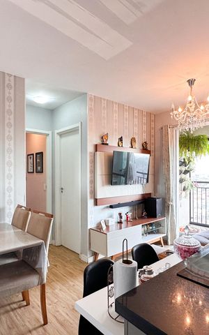 Apartamento à venda com 52m², 2 quartos e 1 vaga Apartamento à venda com 52m², 2 quartos e 1 vagaSala