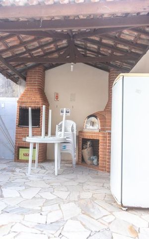 Casa de condomínio para alugar com 70m², 2 quartos e 2 vagas Casa de condomínio para alugar com 70m², 2 quartos e 2 vagasÁrea comum - Churrasqueira