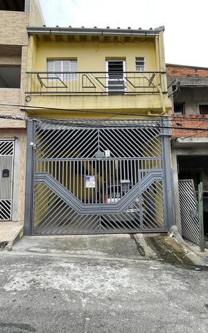 Casa para alugar com 60m², 1 quarto e sem vagaFachada + Placa