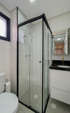 Apartamento para alugar com 37m², 1 quarto e sem vaga Apartamento para alugar com 37m², 1 quarto e sem vagaBanheiro