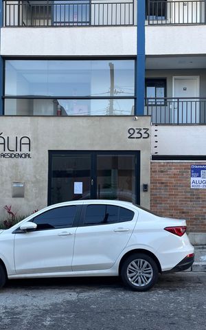 Apartamento para alugar com 37m², 1 quarto e sem vaga Apartamento para alugar com 37m², 1 quarto e sem vagaFachada + Placa