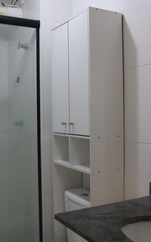 Apartamento para alugar com 60m², 2 quartos e sem vagaBanheiro